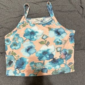 Floral crop top